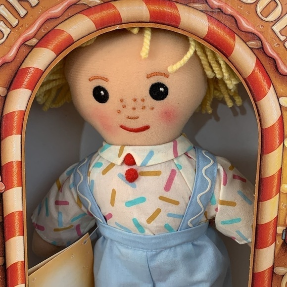 1990 NIB Vintage Deadstock Merry Andrew Cloth Plush Renee Graef Shoebox Rag Doll - Picture 11 of 11